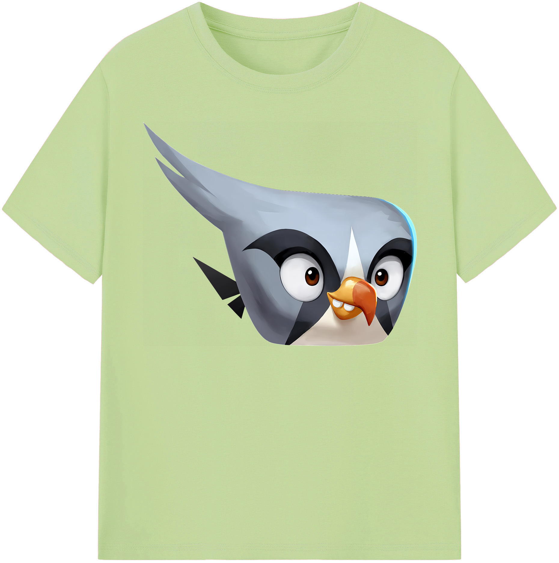 （画像用） Angry Birds アングリーバード 綿100％半袖Tシャツ（フロントプリント）